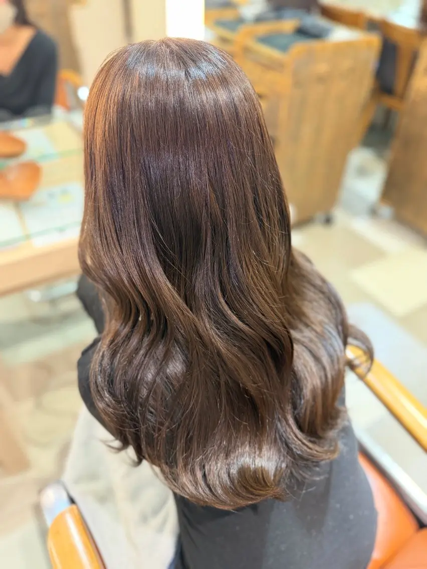 ロング カラー 透明感カラー 自由が丘/まい/カラ ーモデル🎀/艶髪✨のヘアスタイル