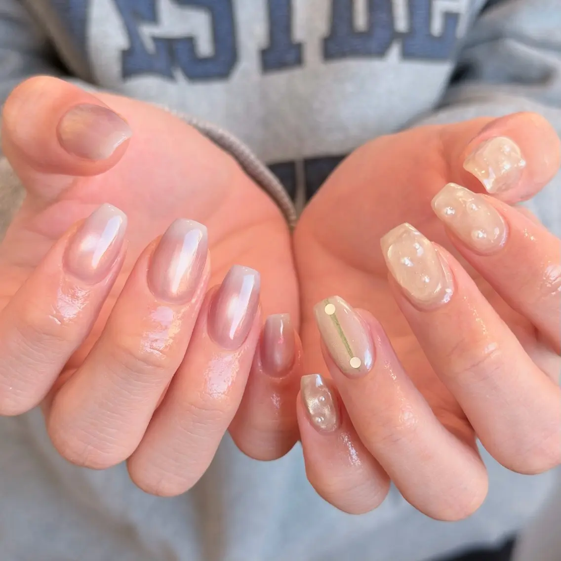 ネイル ハンドネイル 🎀フェイ フェイ🫧💗のネイルデザイン