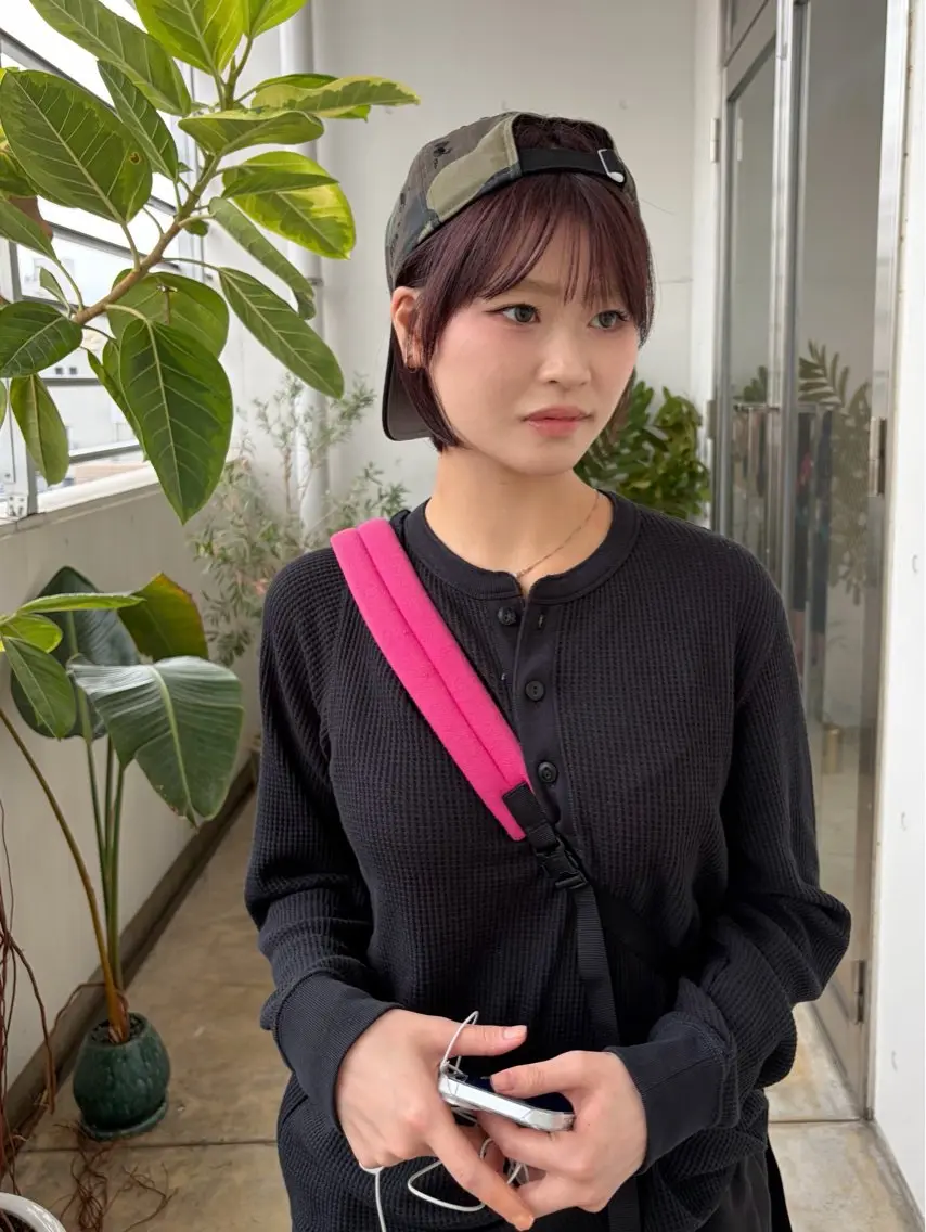 ショート カラー ラベンダーカラー ヘアカラー トリートメント ハルカ 透明感カラーのヘアスタイル