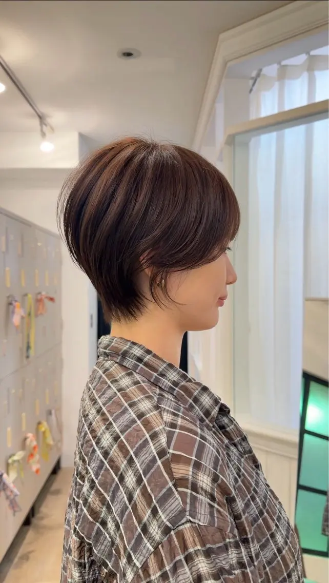 ショート カラー 丸みショート ショートヘア 似合わせカット指名率 NO.1/髪質改善のヘアスタイル