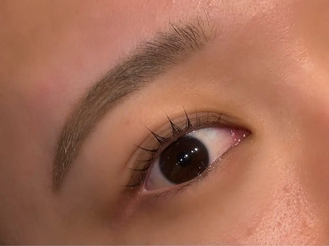 眉wax+まつげパーマ🤍の写真
