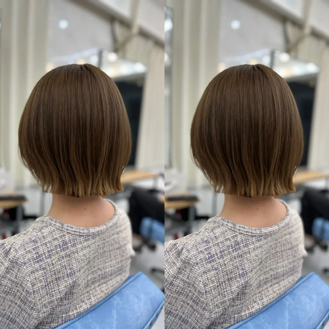 ショート 髪質改善🩵縮毛矯正 代々木/木下のヘアスタイル
