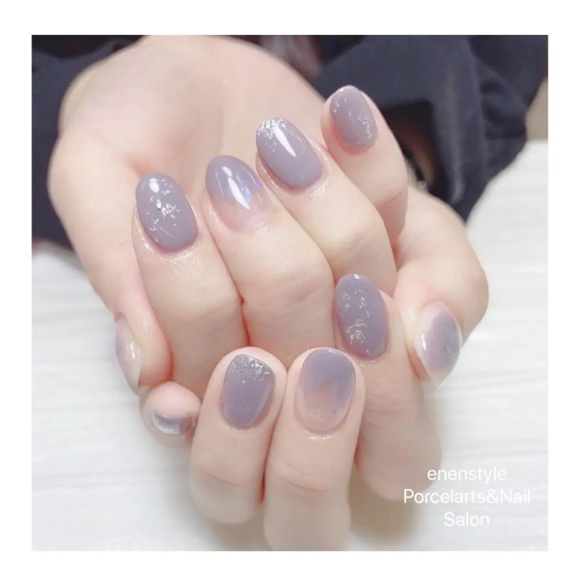 ミディアム ハンドネイル 🐾enen style 🐾のネイルデザイン