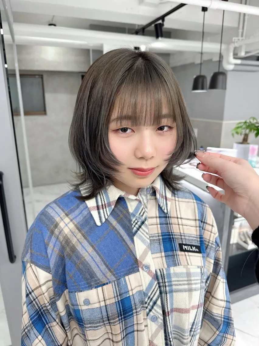 ウルフorレイヤーカットorハッシュカット+Sweepカラー+クイックトリートメント🪽の写真