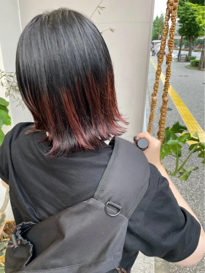 ミディアム 東 史夏のヘアスタイル