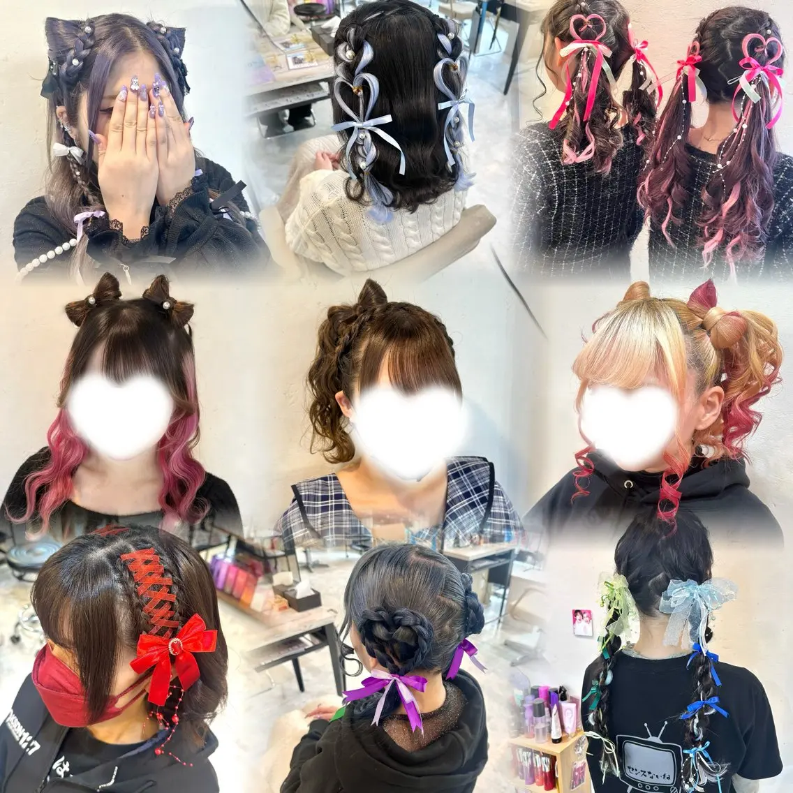 【イベントやLIVE前に】🎀推し活ヘアセット🎀 補足説明を必ずお読み下さい🙇🏼♀️の写真