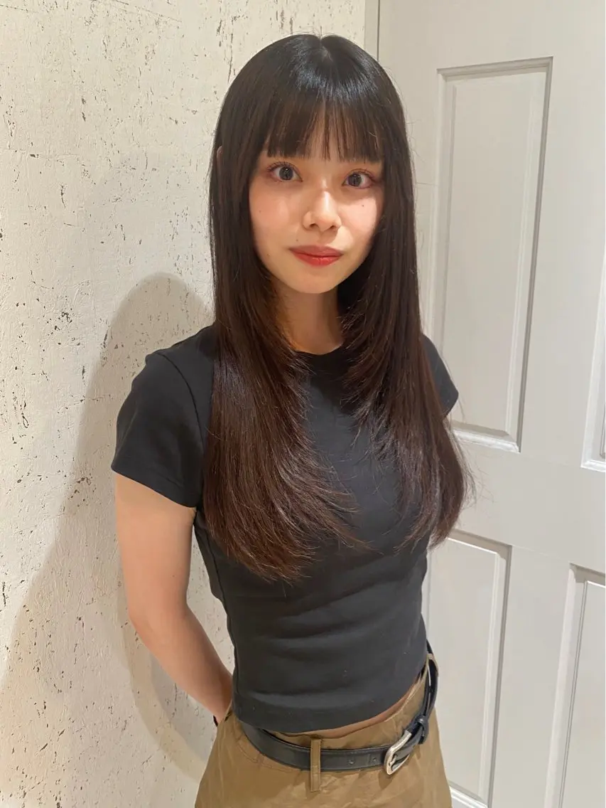 ロング カラー 似合わせカット カット ヘアカラー トリートメント mai / linoah˚✧のヘアスタイル