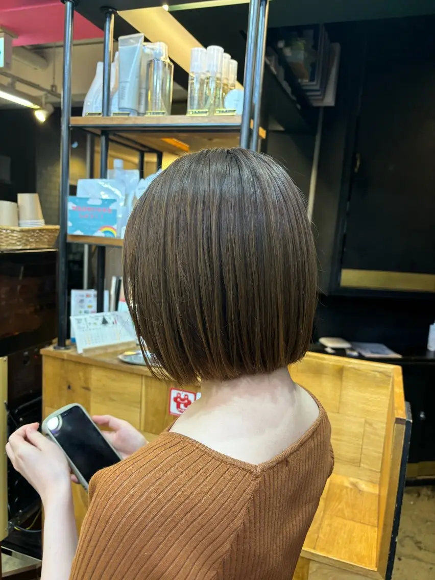 【ブリーチなし🌿】ナチュラルウィービングカラー✨透明感と立体感をプラス💫の写真