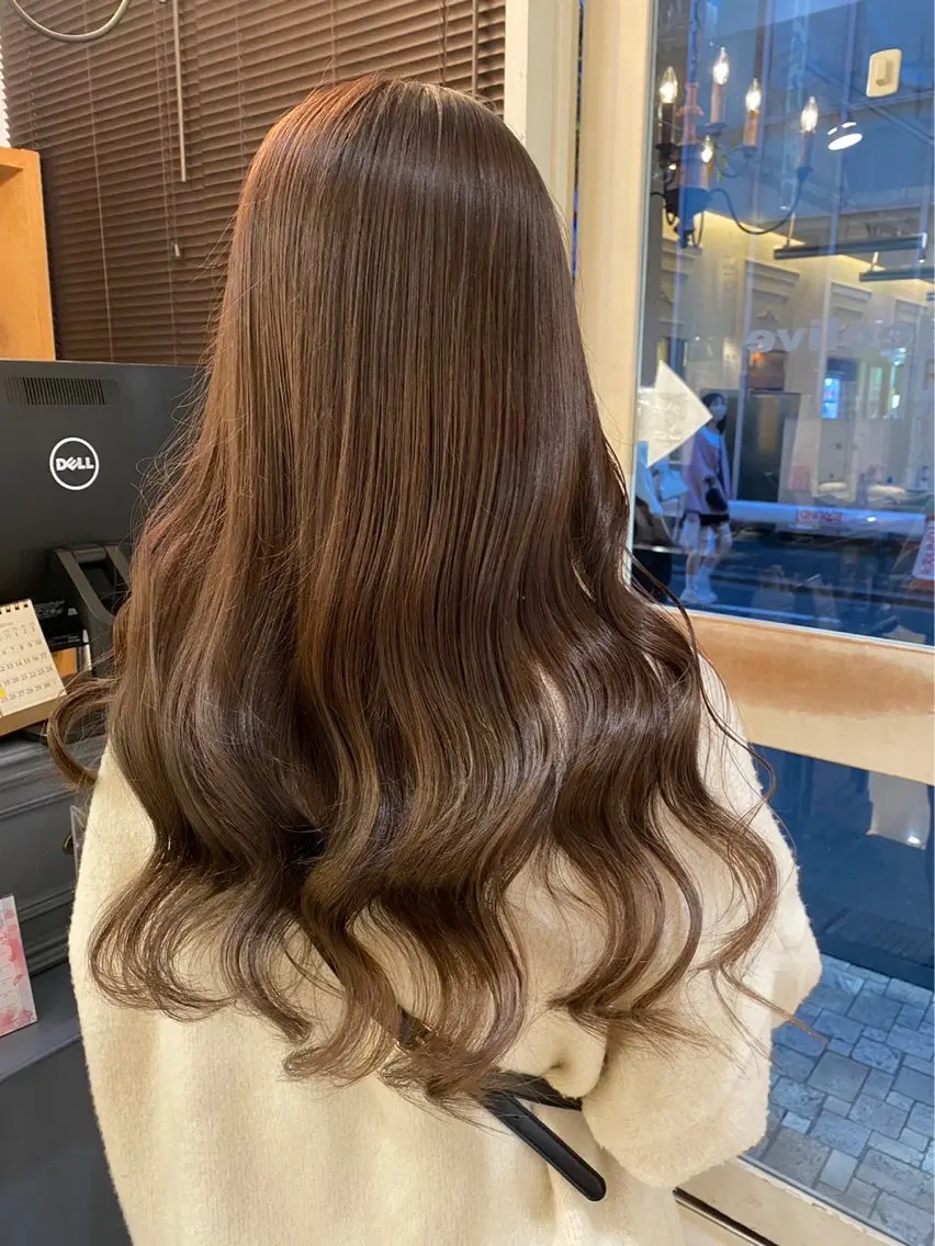 ロング カラー ヘアカラー 菊地 翔太のヘアスタイル