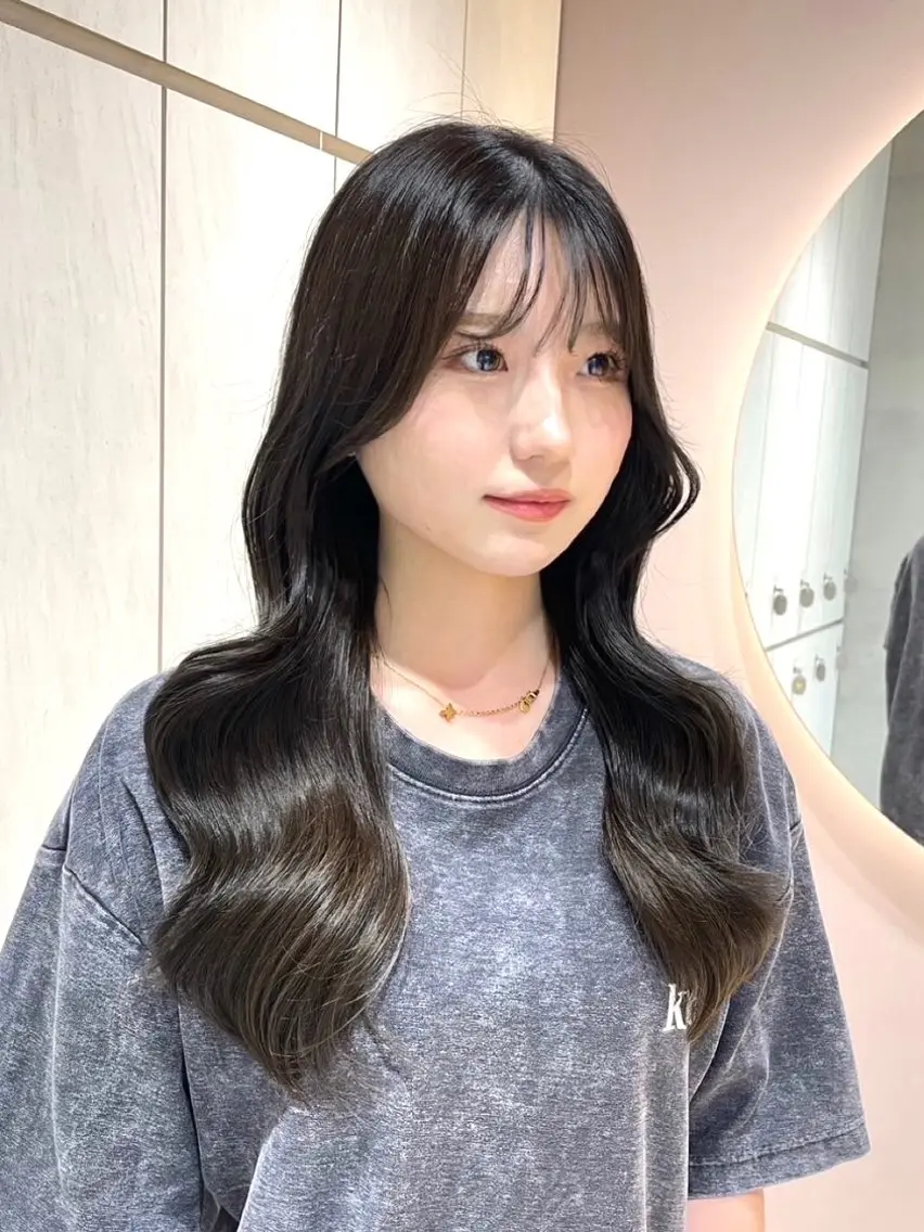カラー 縮毛矯正ブリーチなし 🍒❤ゆうきのヘアスタイル