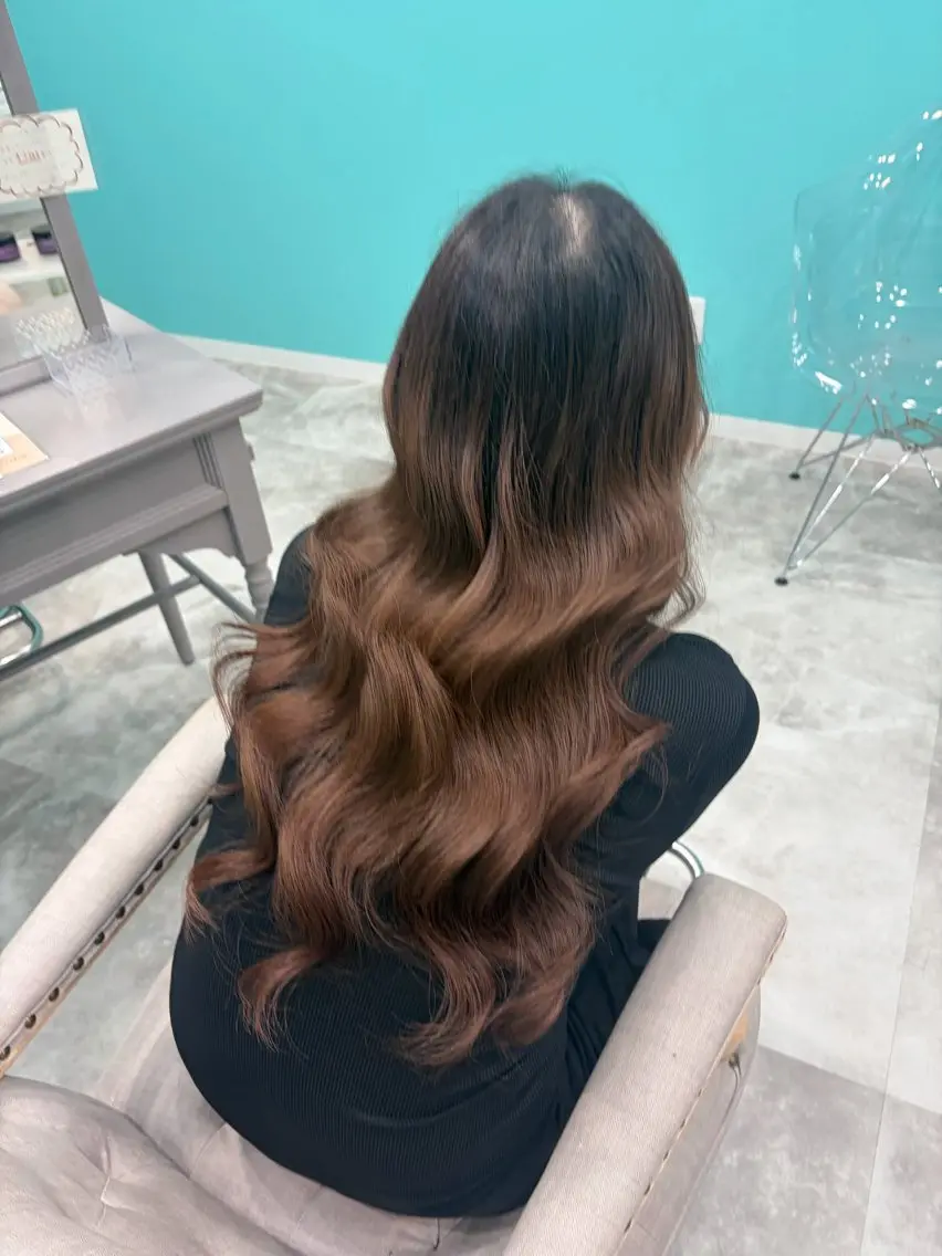 ロング ヘアセット fumina🦋 新大久保/エクステのヘアスタイル