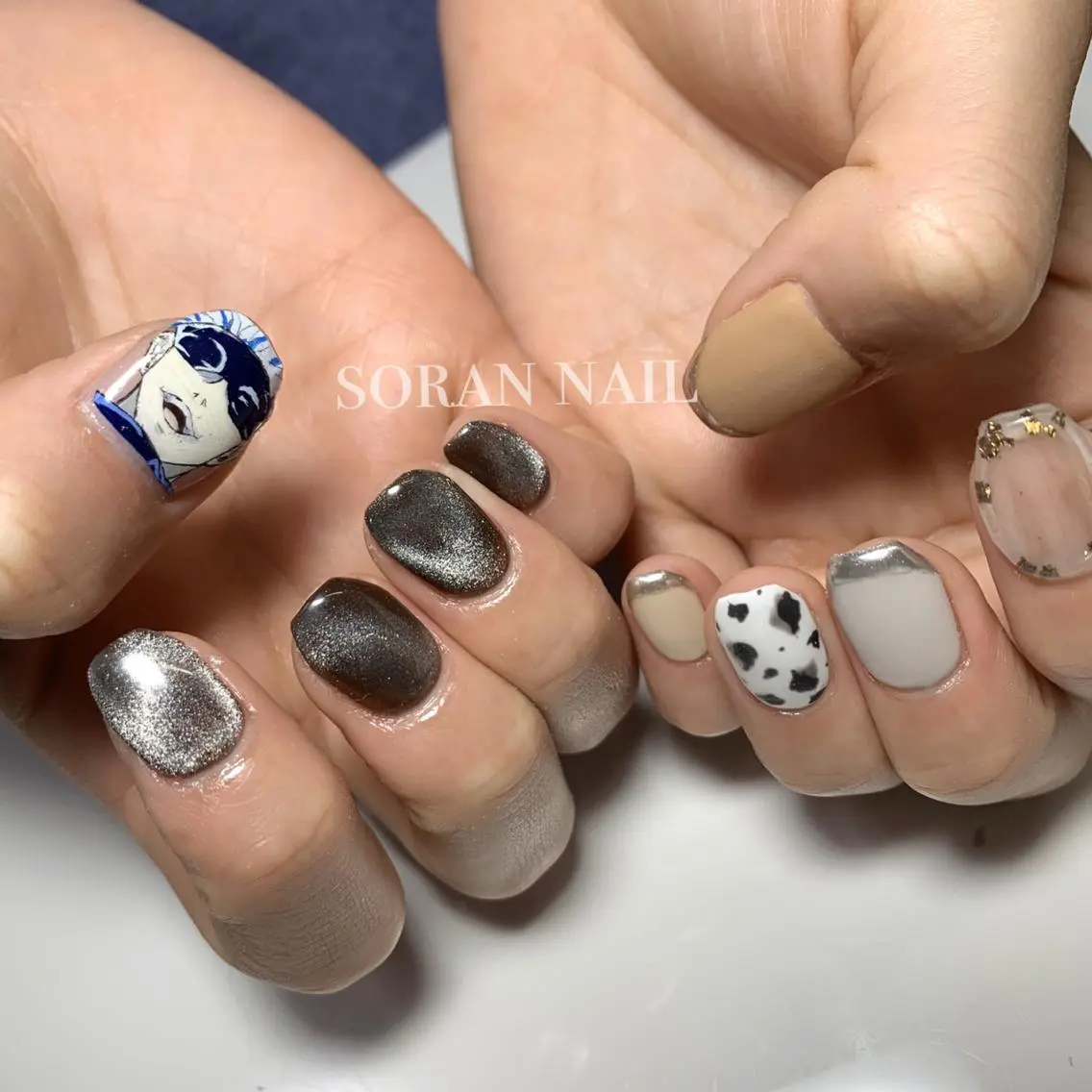 ネイル ハンドネイル フットネイル soran nailのネイルデザイン