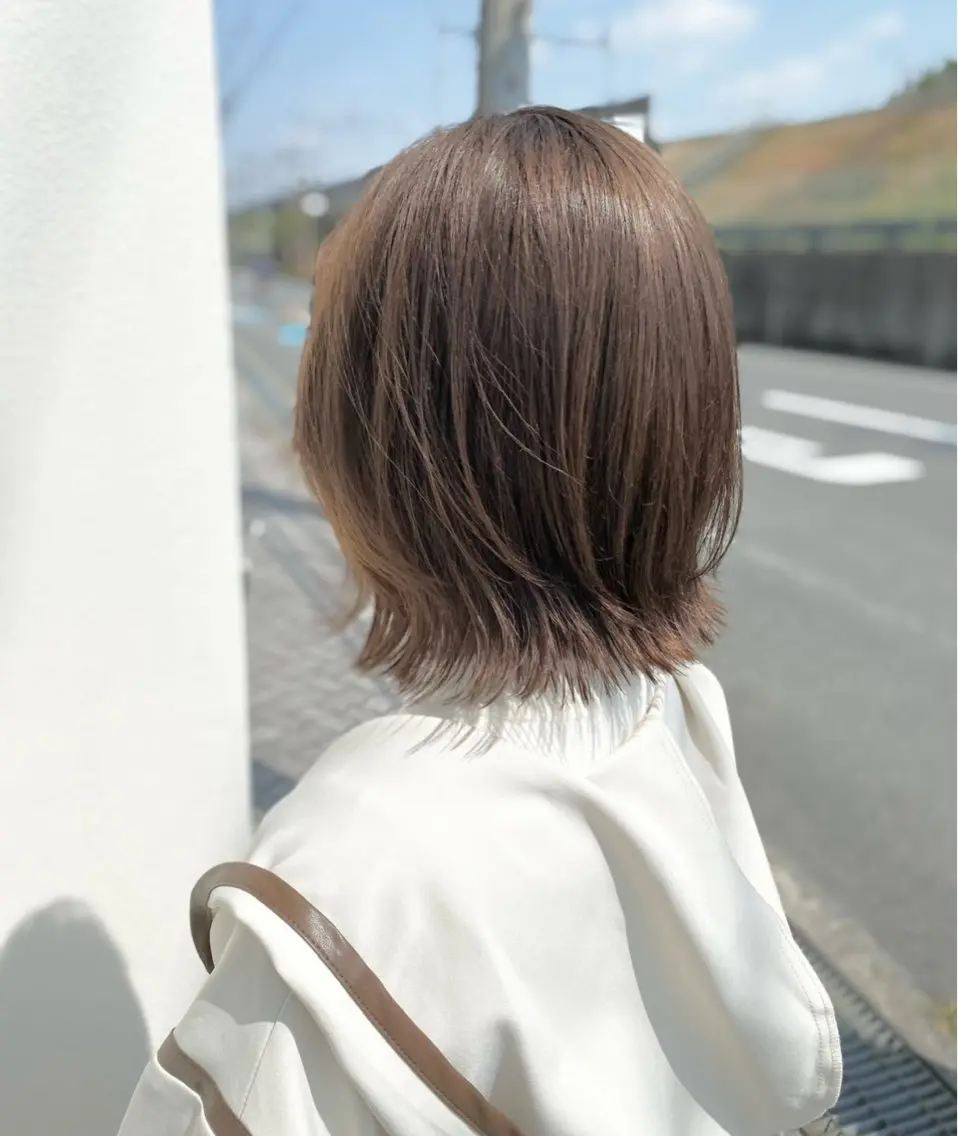 【ブリーチ無し】ダブルカラー&カットの写真