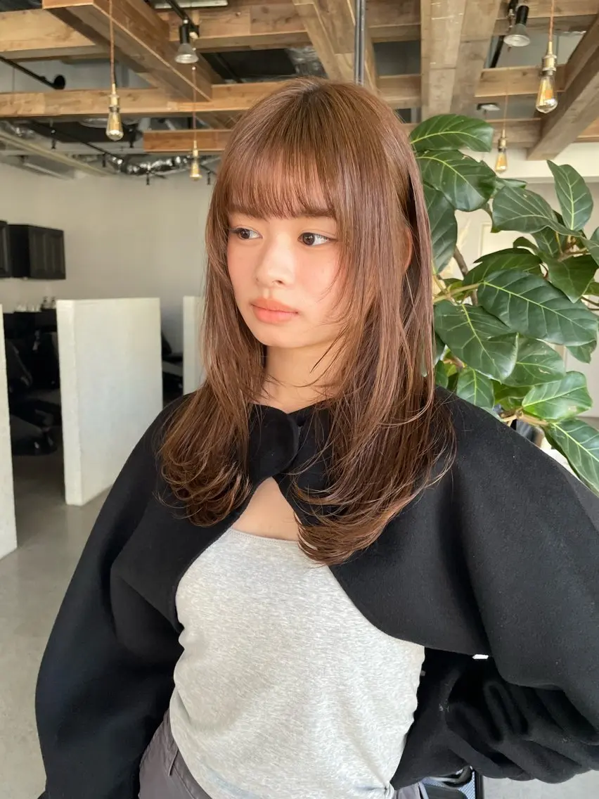 ロング 松井 涼馬のヘアスタイル