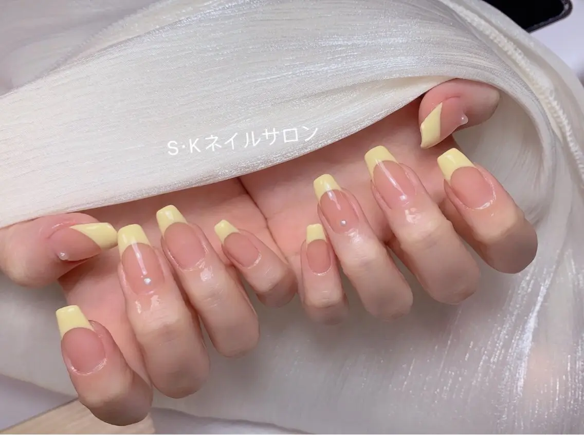ネイル フレンチネイル S·K ネイルサロンのネイルデザイン