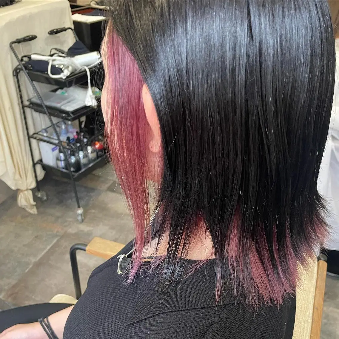 ミディアム カラー 吉村 夏椰のヘアスタイル