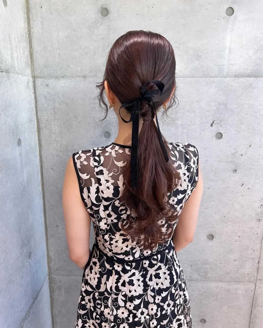 ヘアアレンジ ヘアセット ヘアセット/レイヤー 縮毛矯正/はるか🎀のヘアスタイル