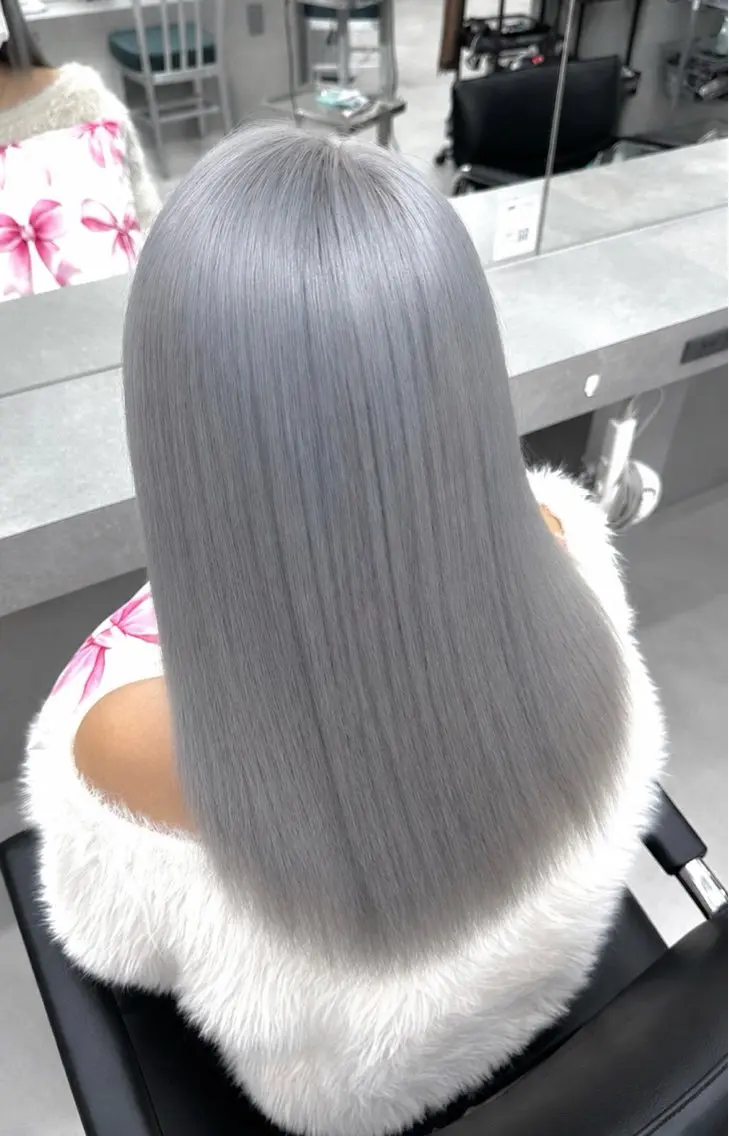 ミディアム ヘアカラー STYLE横浜 エクステ🎀／ルナのヘアスタイル