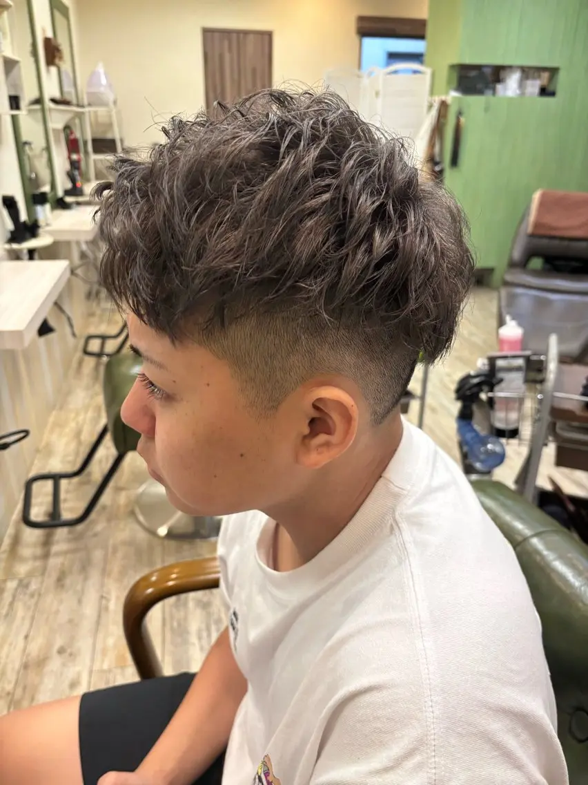 ショート カラー メンズ カット ヘアカラー ⚾️KANEYAMA YUIRI⚾️のヘアスタイル