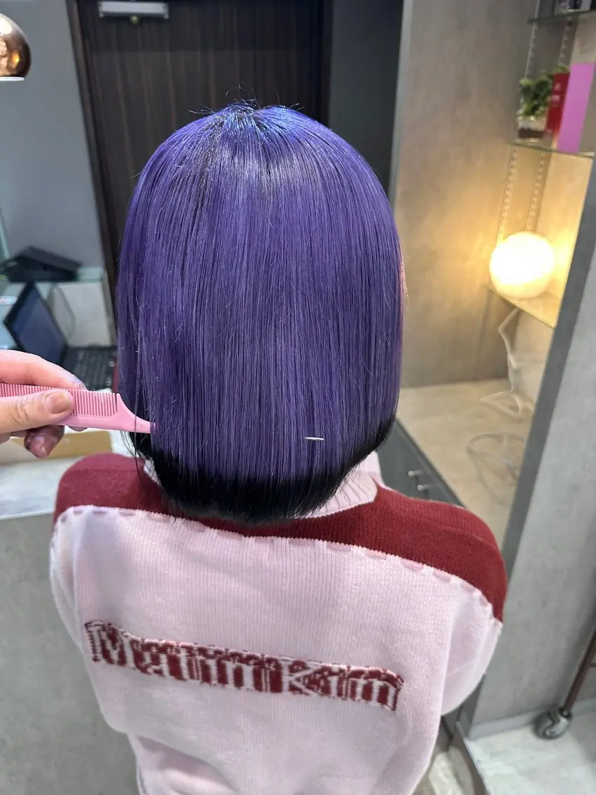 ミディアム カラー デザインカラー カット ヘアカラー トリートメント AYAKASA 暖色カラー/レイヤーのヘアスタイル
