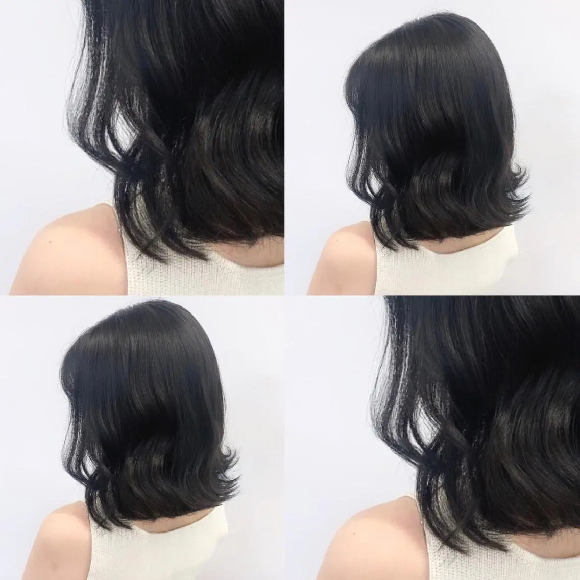 ミディアム カラー パーマ ヘアアレンジ メンズ キッズ 上品＆韓国風 🥀海心🥀のヘアスタイル