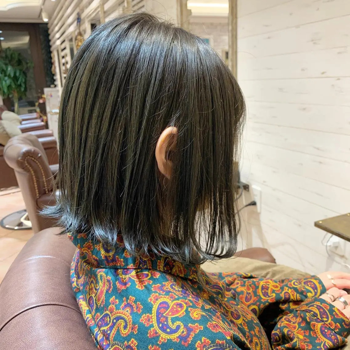 ショート カラー ヘアアレンジ グレージュ オリーブグレージュ オリーブグレー ✨艶髪✨透明感✨ 山内大樹のヘアスタイル
