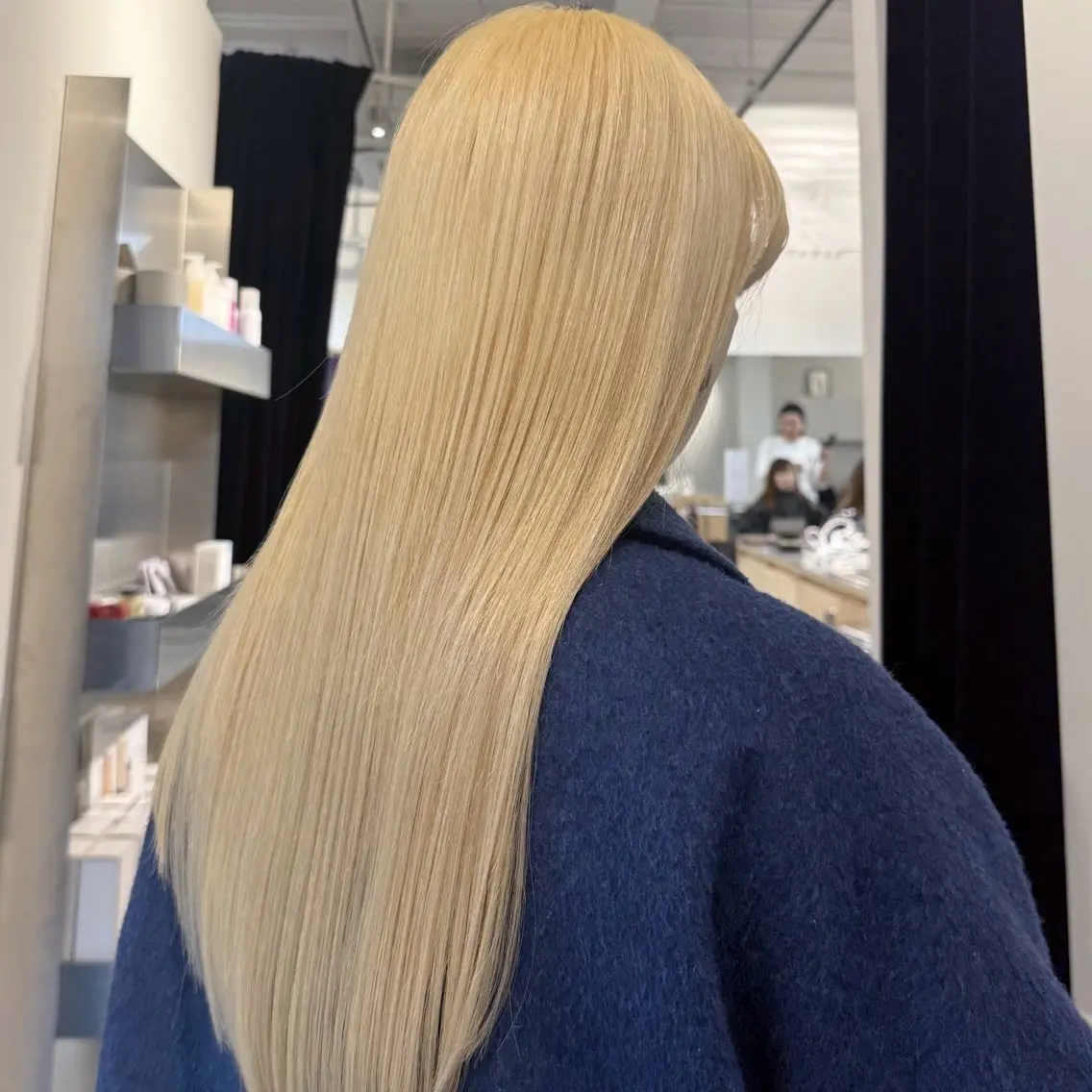 ロング カラー ヘアアレンジ ブリーチ 抜きっぱなしブロンド ブロンド ケアブリーチ ダブルカラー ヘアカラー トリートメント ヘッドスパ ヘアセット Mizobe misakiのヘアスタイル