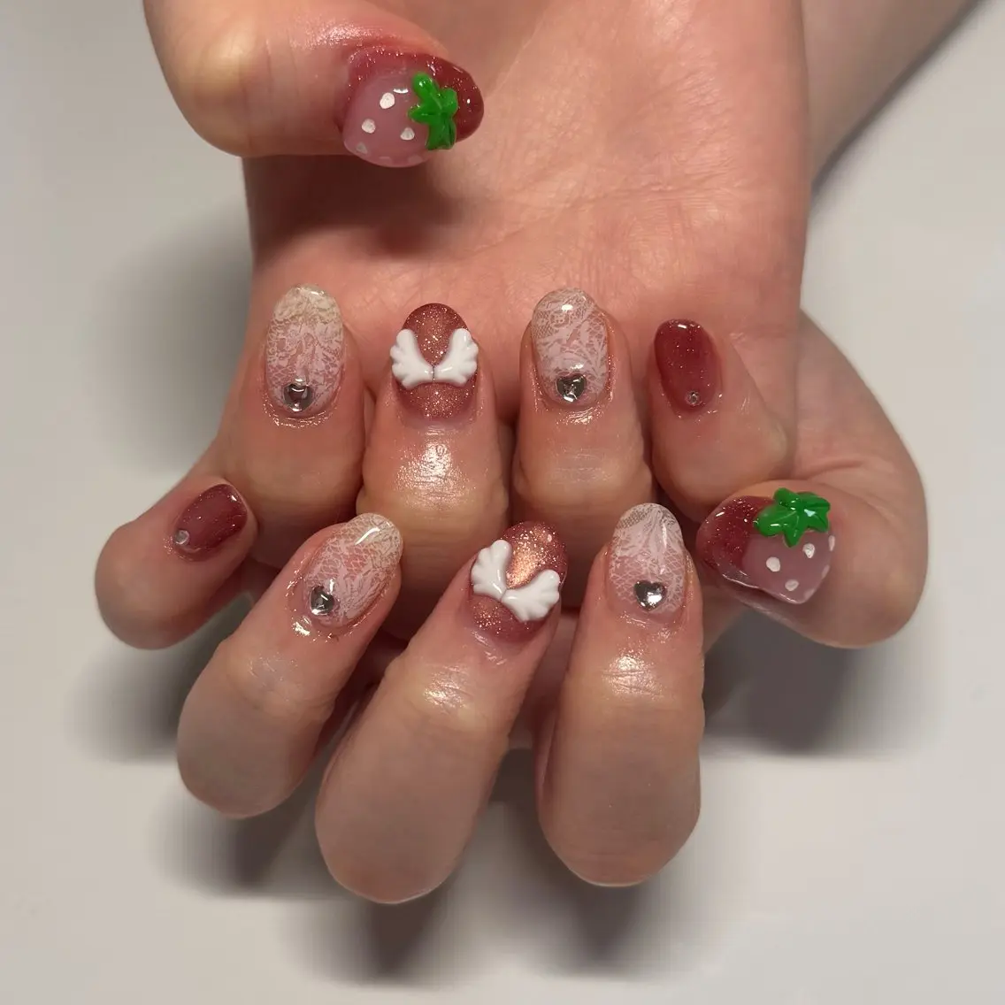 ネイル ガーリー GELo nail rinaのネイルデザイン