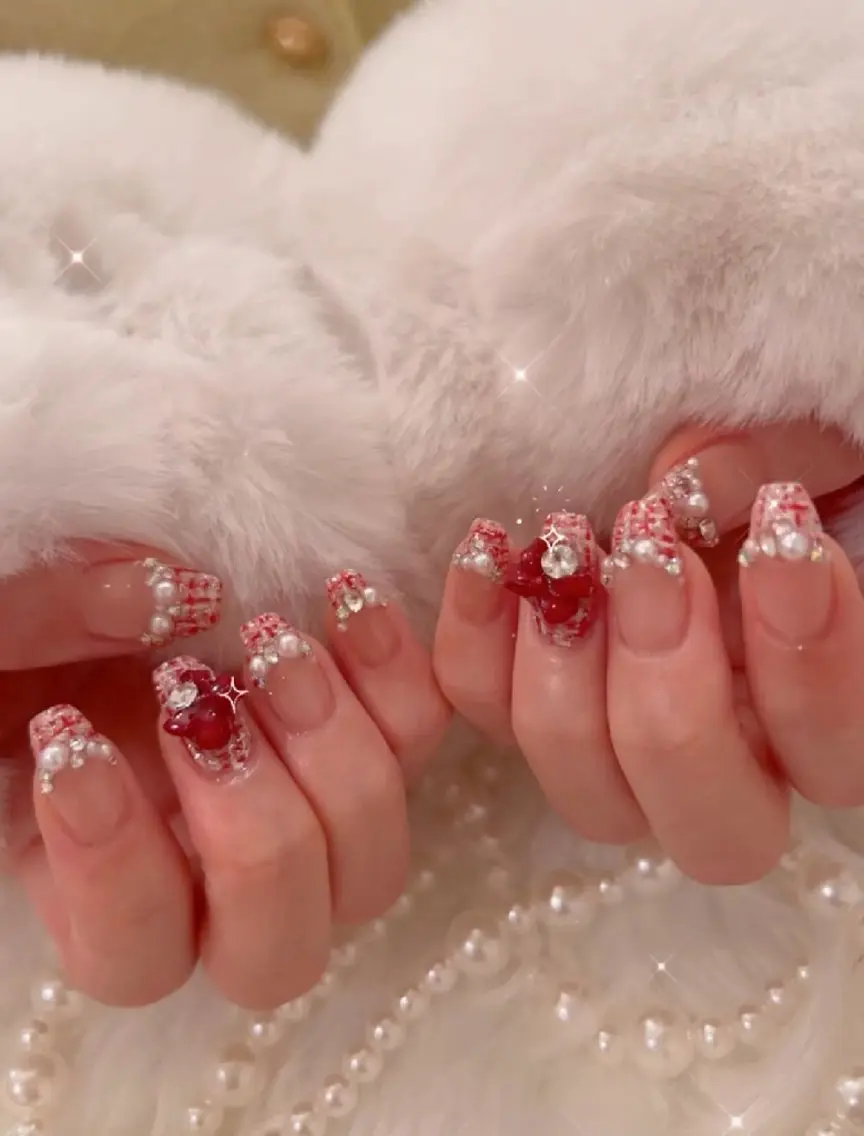ネイル アートネイル バレンタイン ハンドネイル I LOVE ME NAIL.｡.:*♡のネイルデザイン