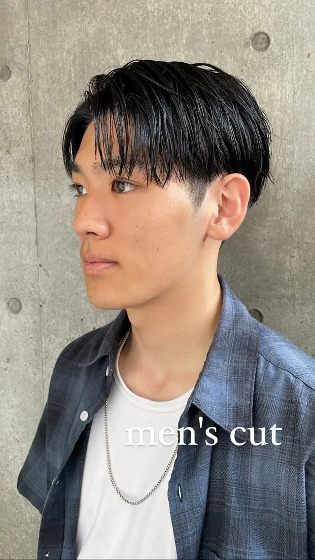 パーマ メンズ もりたみかこ 美容師お休み中のヘアスタイル