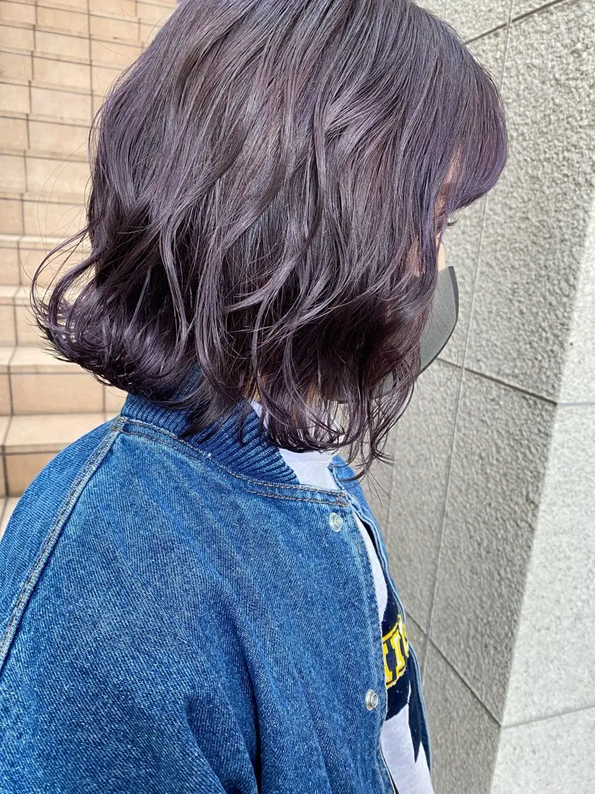 セミロング ボブ 縮毛矯正 吉祥寺プルエクステ 🌟Hiraiのヘアスタイル