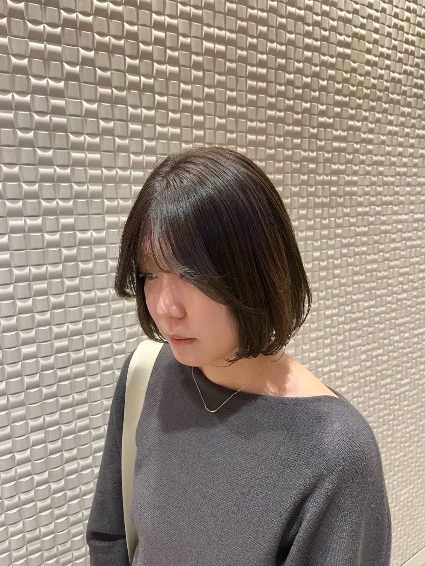 【平日10時〜限定】 Olivecolor🫒 (ブリーチなしonecolor🥣☁️)+最高級トリートメント🩰の写真