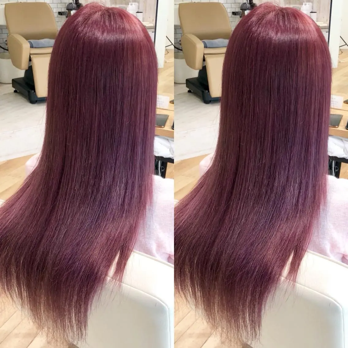 ロング 🌙HIZUKI🌙 ハイトーン 艶髪のヘアスタイル