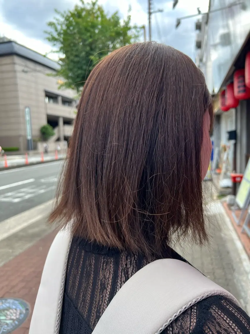 ミディアム カラー 家坂 佑のヘアスタイル