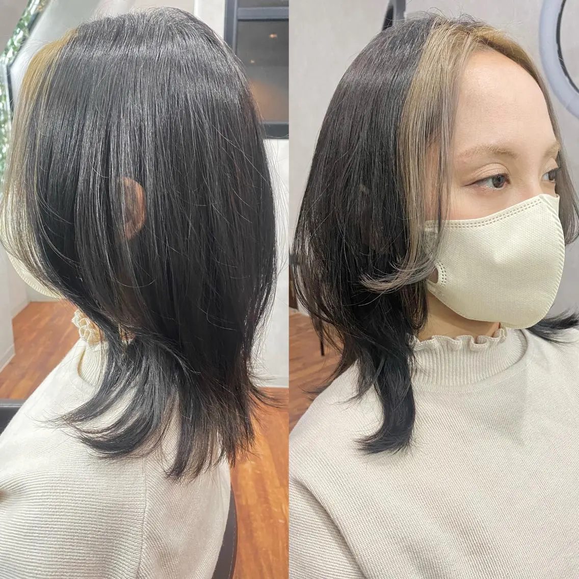 セミロング ＳＨＩ ＺＵのヘアスタイル