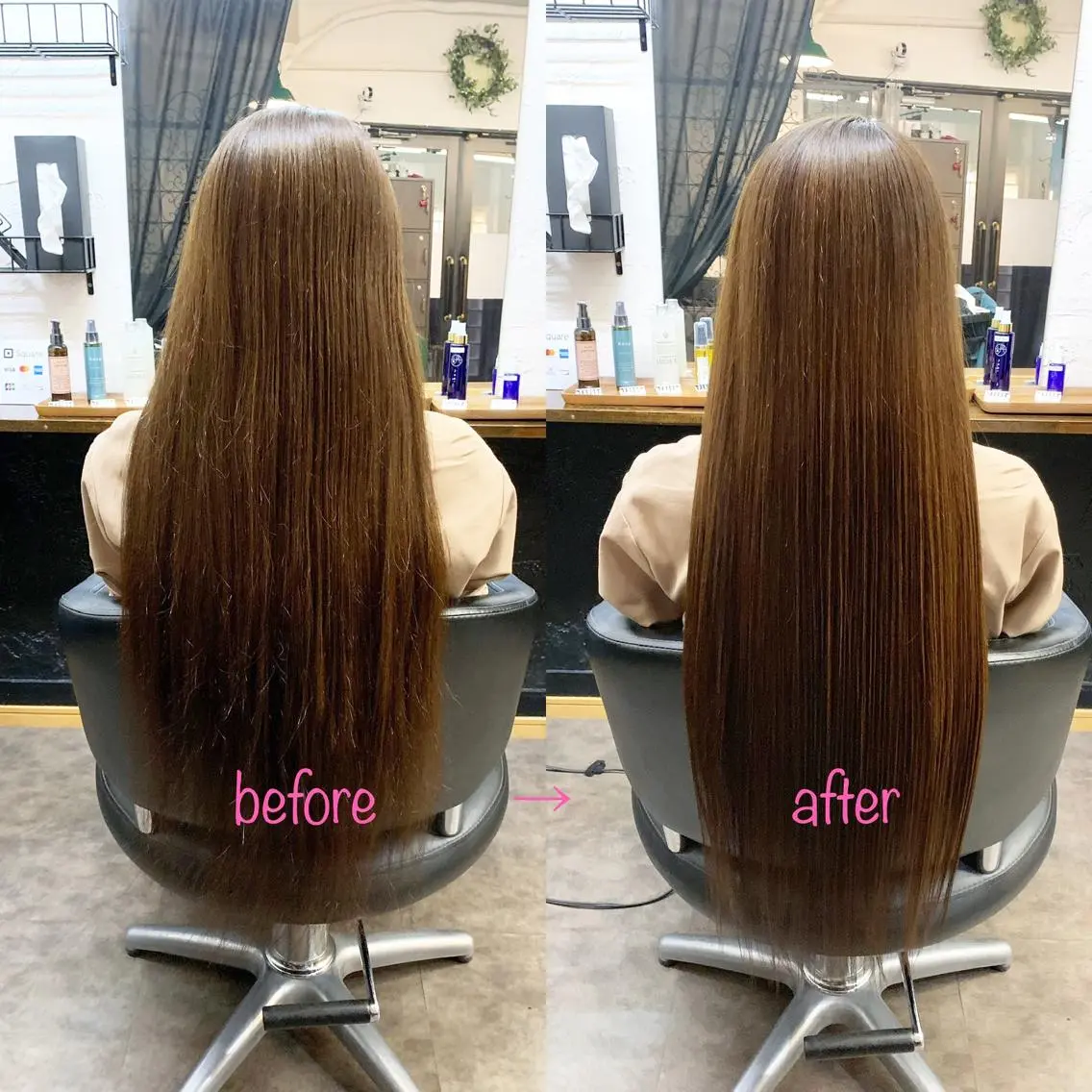 ロング トリートメント 縮毛矯正&髪質改善 MAILHAIRのヘアスタイル