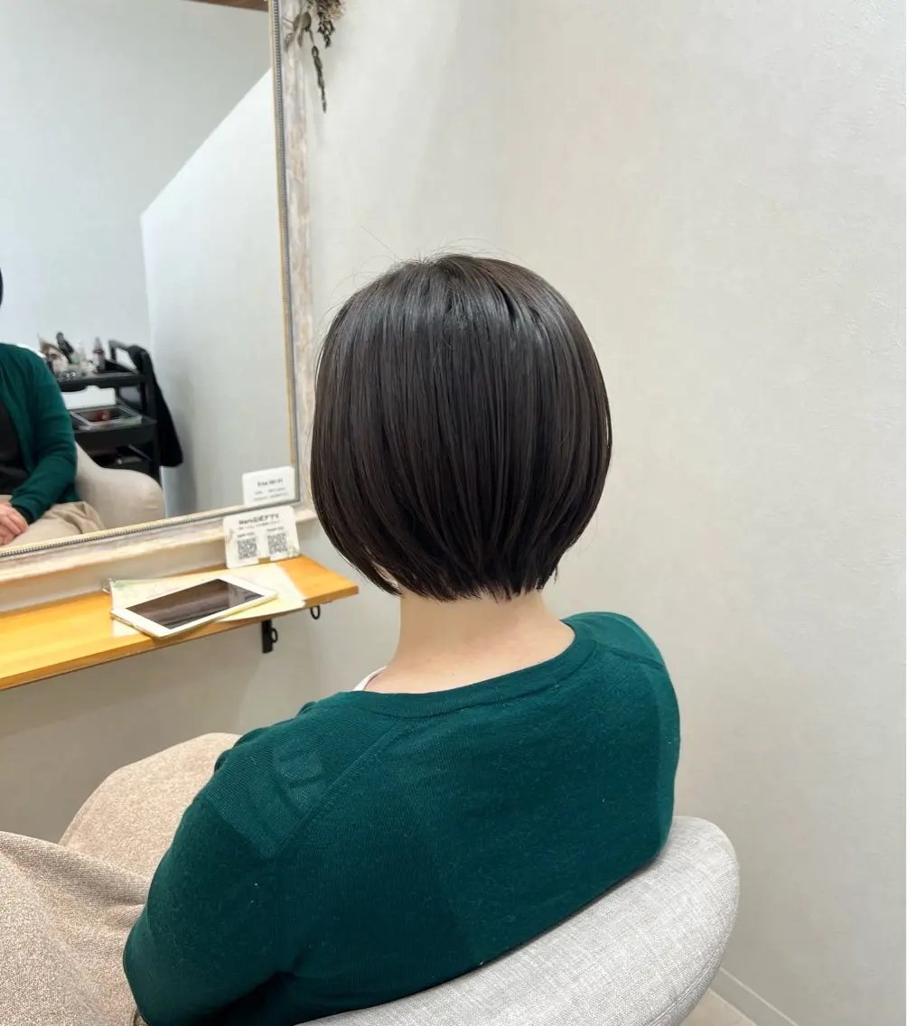 ショート ショートボブ ボブ ショートヘア ショート/白髪ぼかし 君和田若菜のヘアスタイル
