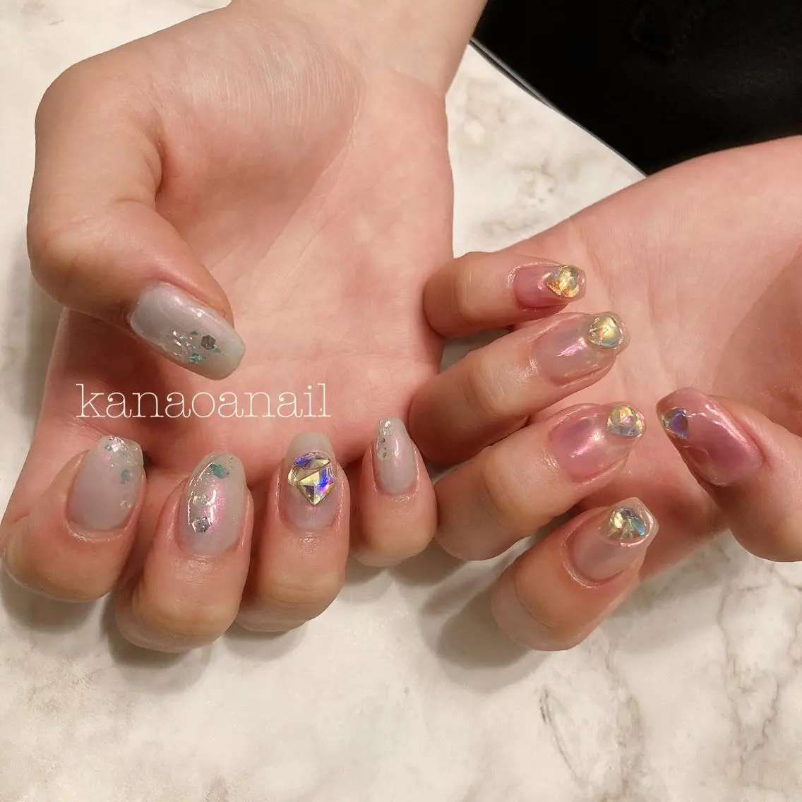 ネイル 地爪育成💅 kanaoanailのネイルデザイン