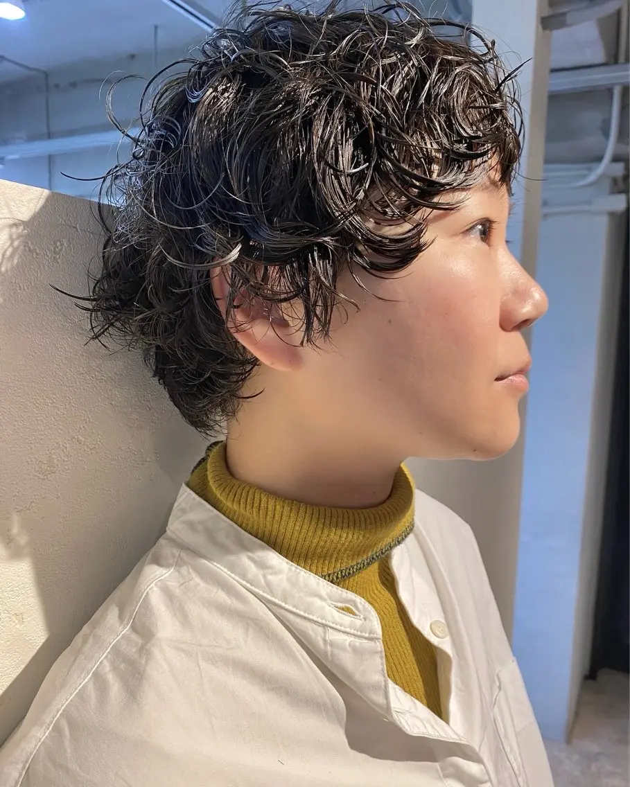 ショート パーマ ショートヘア カット パーマ トリートメント 坂本 裕介のヘアスタイル
