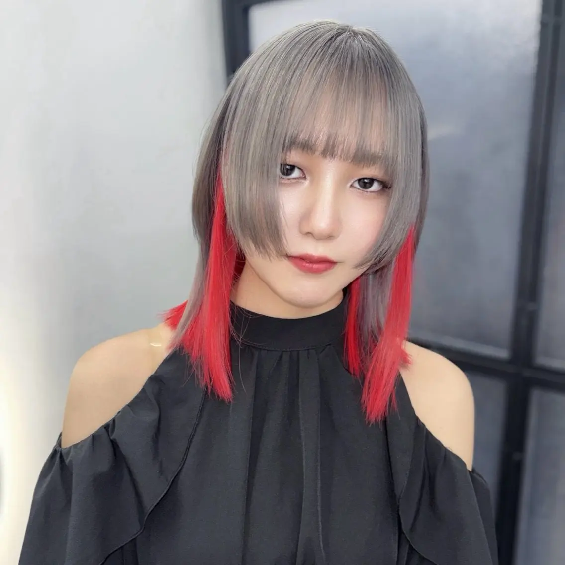 ミディアム カラー ヘアカラー Ren. 🦋デザインカラーのヘアスタイル