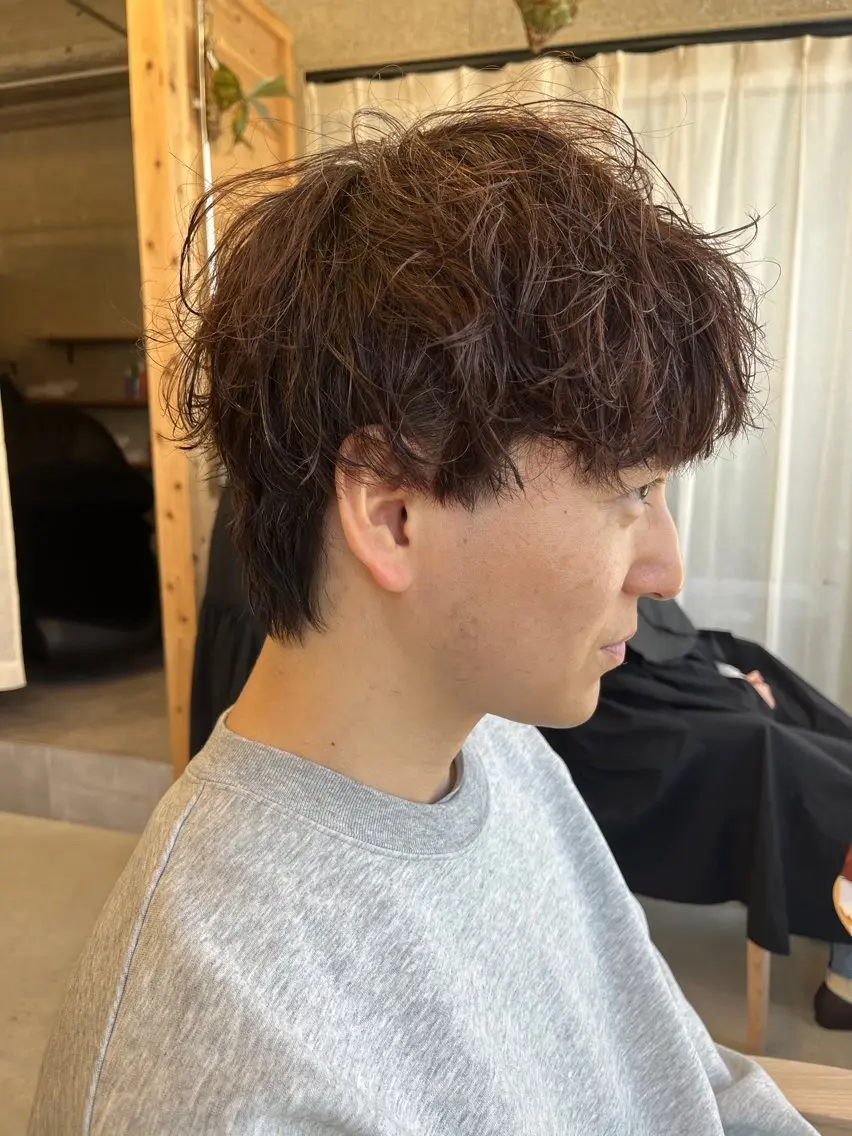 【ナチュラルカラー】メンズカット+カラー+ケアトリートメントの写真