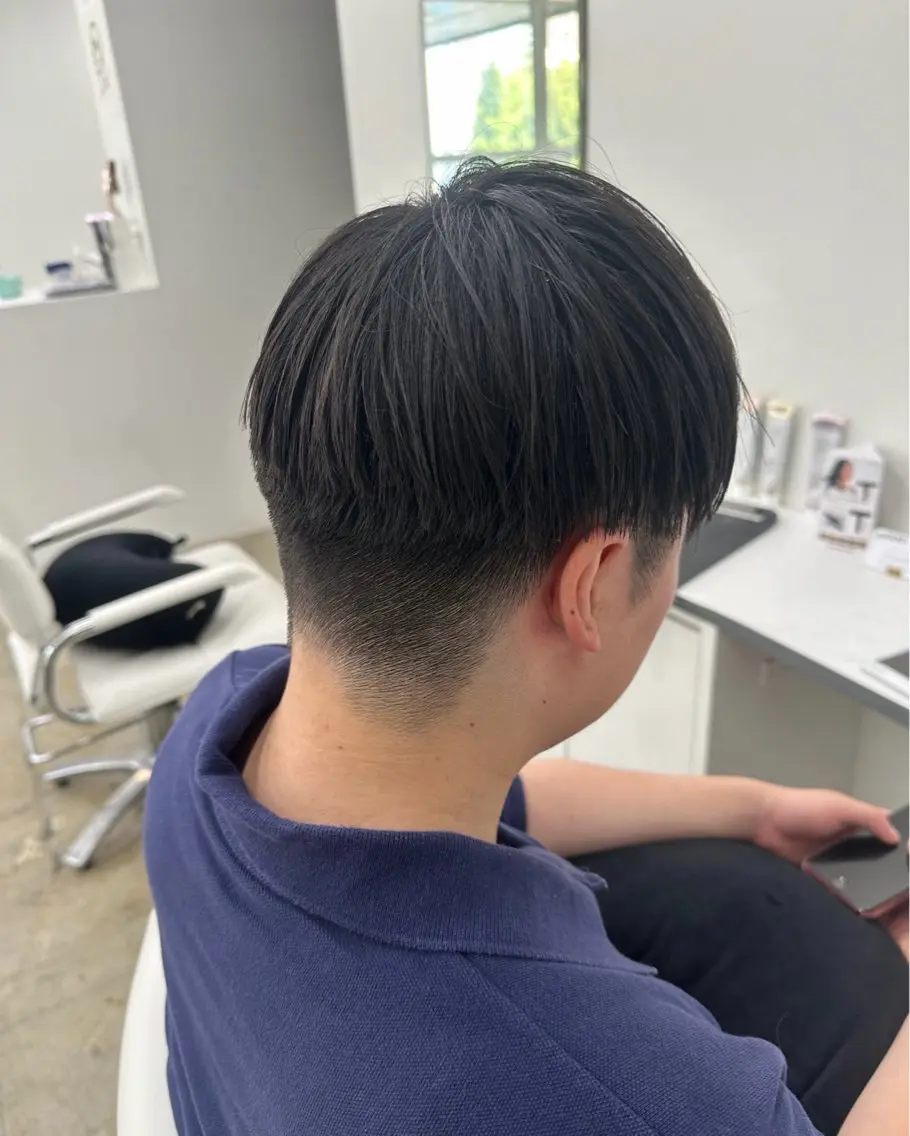 メンズ aisa ／札幌／艶カラー🎀のヘアスタイル