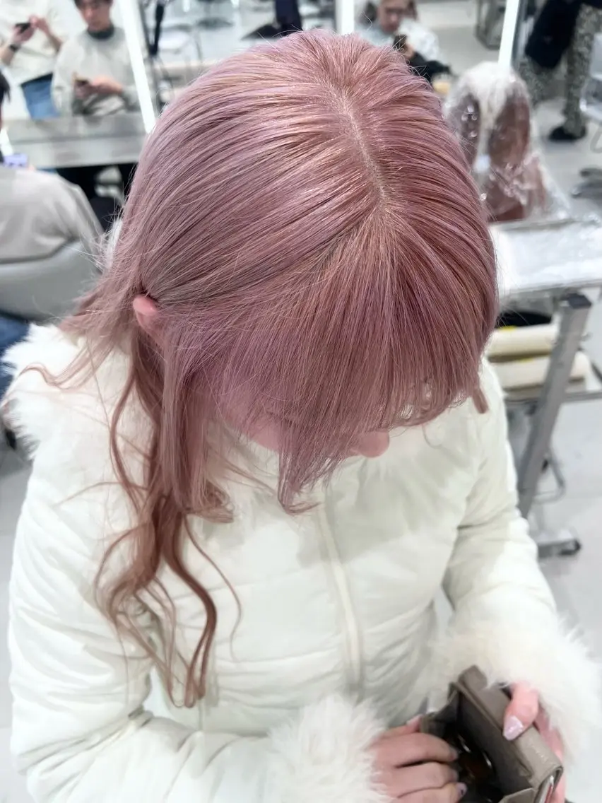 💗Wカラー【ケアブリーチ＋カラー＋Aujuaトリートメント】の写真