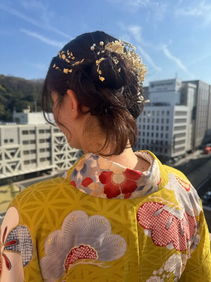 ヘアアレンジ 卒業式のヘアスタイル ヘアセット Viage （ビアージュ）のヘアスタイル