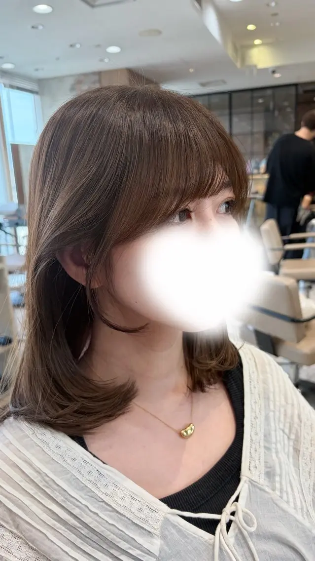 ミディアム 小内 亮吾のヘアスタイル