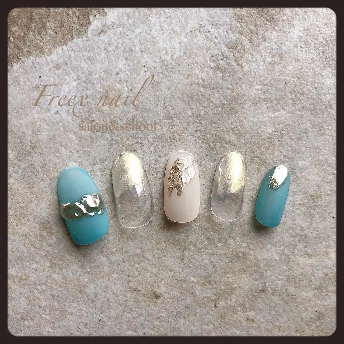 ネイル 夏ネイル ハンドネイル ハンドケア freex nail /ニュアンス/個性派のネイルデザイン