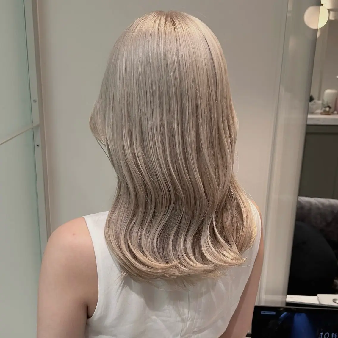 セミロング 🌱大森柚紀🐇 うる艶髪🫧のヘアスタイル
