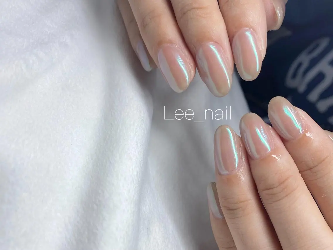 ネイル オーロラネイル ハンドネイル Lee_ nailのネイルデザイン