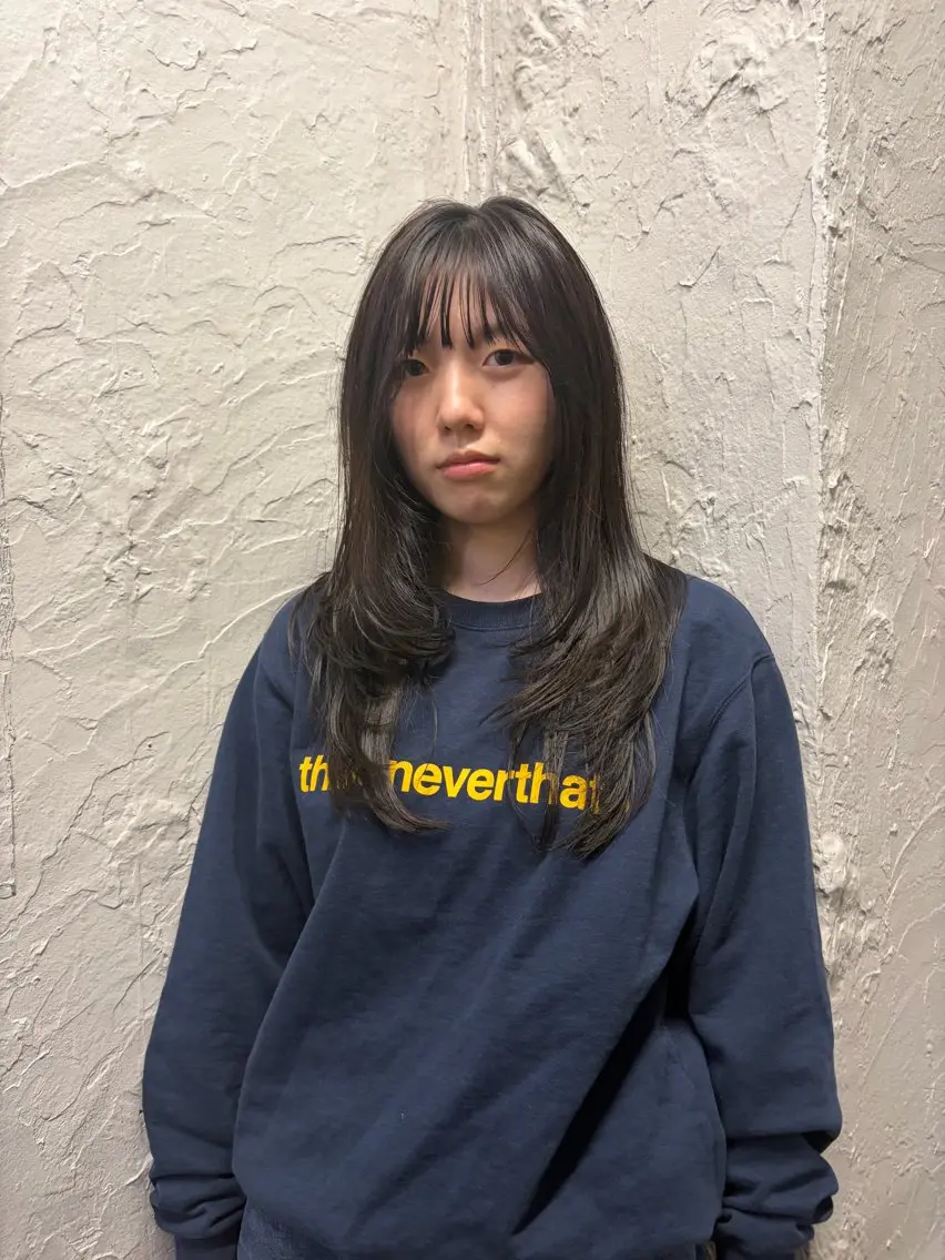 ロング カラー 川崎 虎次朗のヘアスタイル