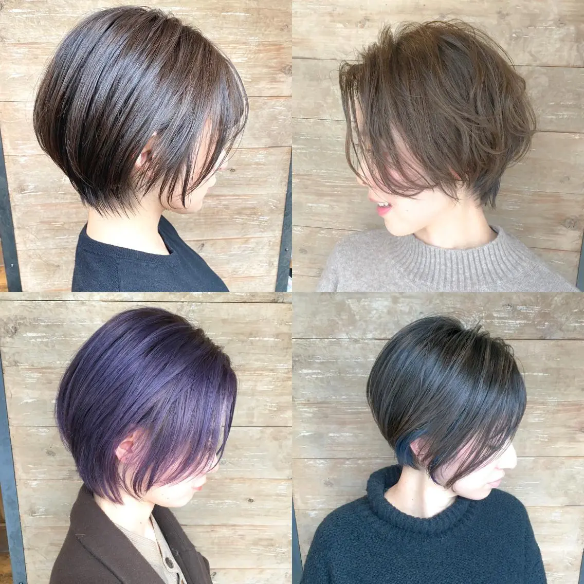 ショート カラー ショートボブ ハンサムショート アディクシーカラー バレイヤージュ ベージュカラー 中田 敏明のヘアスタイル